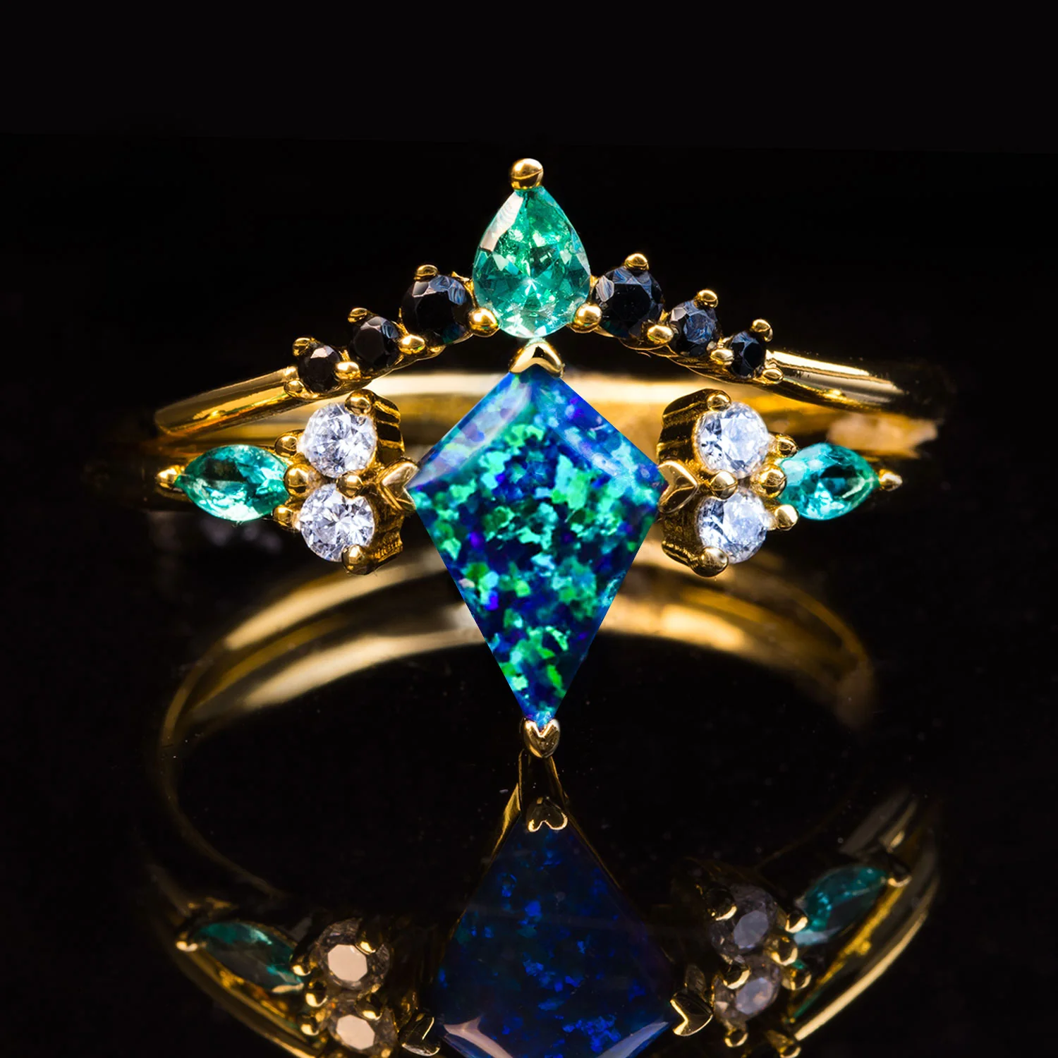 Mens Opal Rings